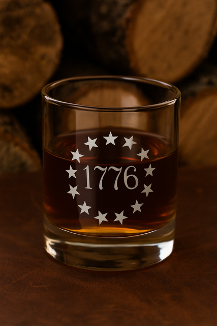 1776 Bourbon Glass